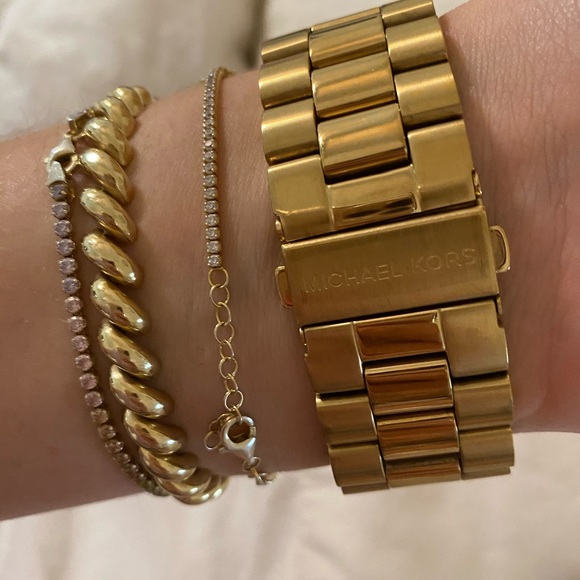 Michael Kors Hunger Stop Turquoise Watch - Picture 4 of 5